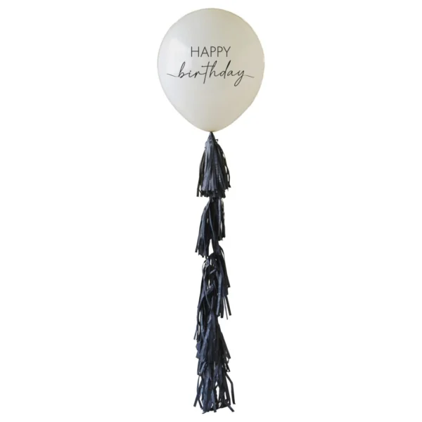 Õhupall sünnipäevaks 60cm / tassel kaunistustega