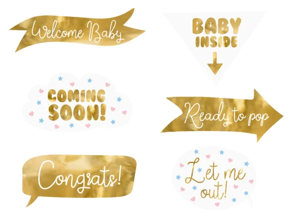 Fotorekvisiidid “Baby Shower” / Erinevad disainid