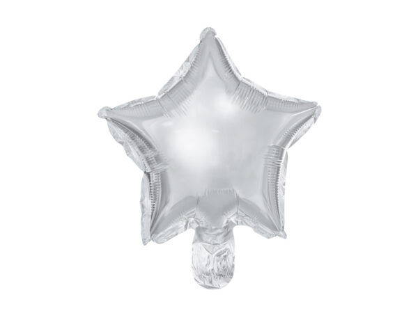 Fooliumõhupall Täht hõbe, 25 cm