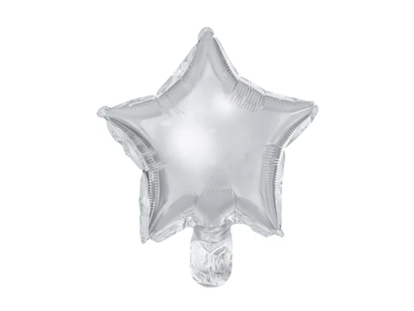 Fooliumõhupall Täht hõbe, 25 cm