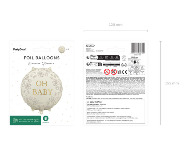 Foolium õhupall / Oh baby