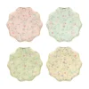 Meri Meri x Ladurée Floral papptaldrikud (21 cm)