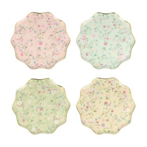 Meri Meri x Ladurée Paris Floral papptaldrikud (21 cm)