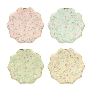 Meri Meri x Ladurée Paris Floral papptaldrikud (21 cm)