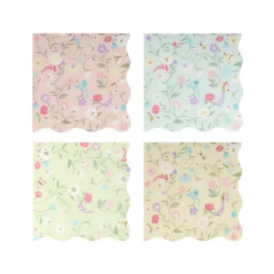 Meri Meri x Ladurée Paris Floral salvrätikud (12,7 cm)