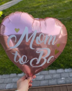 Mom To Be südamekujuline fooliumõhupall