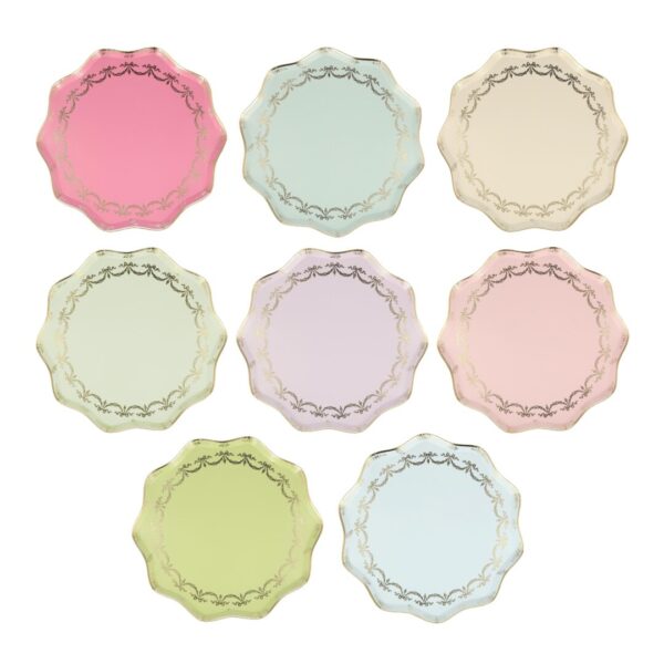 Meri Meri x Ladurée Paris papptaldrikud (21 cm)