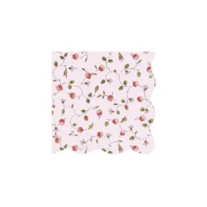 Meri Meri Marie-Antoinette roosimustrilised salvrätikud (12,7 cm)