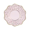 Meri Meri Marie-Antoinette roosimustrilised papptaldrikud (21 cm)