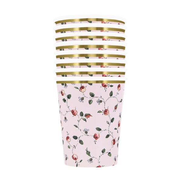 Meri Meri Marie-Antoinette roosimustrilised joogitopsid (256 ml)