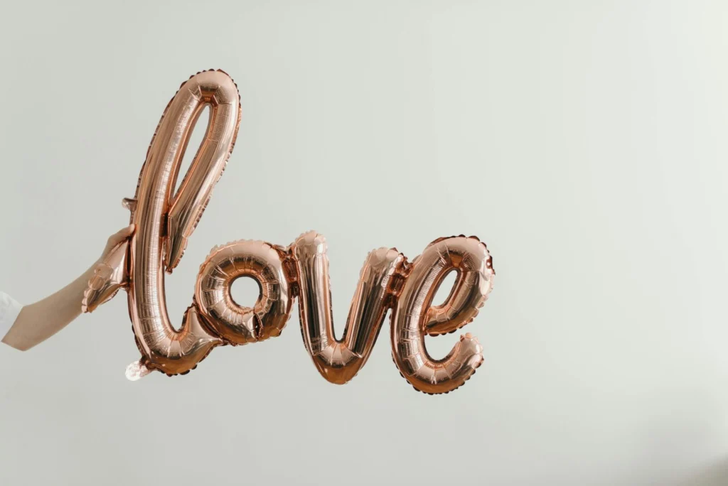 Lihtsad peokaunistused - õhupallid love