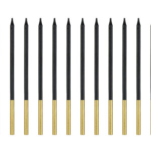 Pikad mustad küünlad 14 cm – 12tk