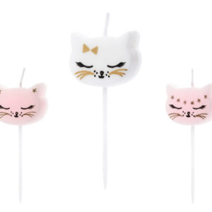 Kassikujulised sünnipäevaküünlad 2 cm – 6tk tordile ja muffinile