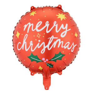 Fooliumõhupall Merry Christmas 35 cm jõuluteemaline õhupall